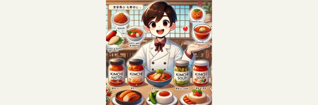 キムチと他の食品の組み合わせ