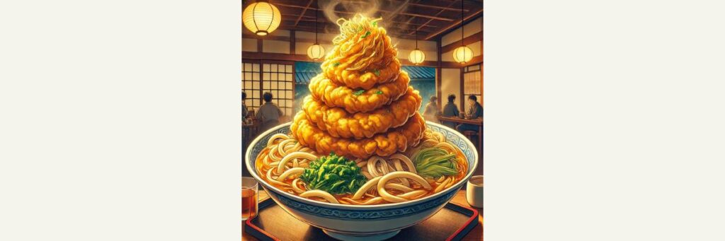 行列が絶えない「パワーうどん」名店