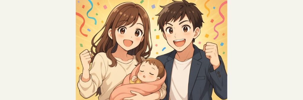結婚後の生活と第一子の誕生