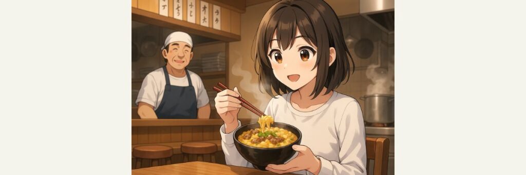 富士吉田の深夜食堂で味わう絶品カルビおじや