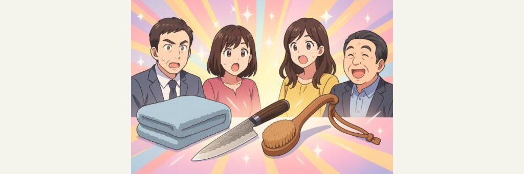 番組で紹介された高級日用品の詳細