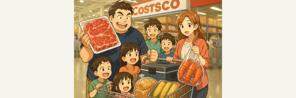 大家族のコストコ爆買い術