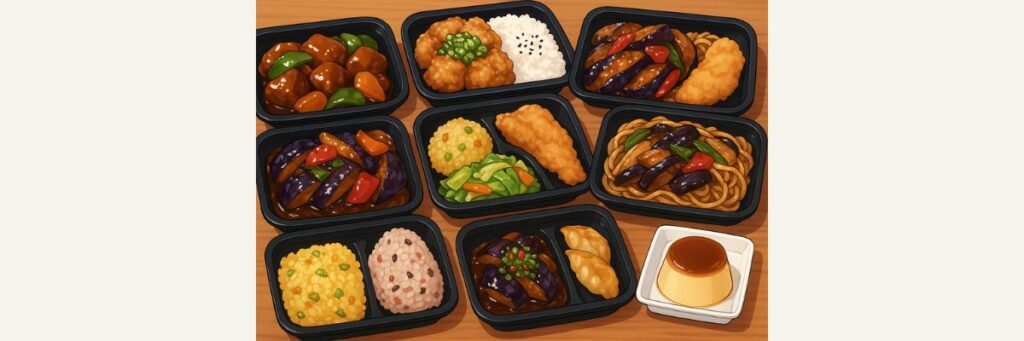 オリジン弁当の中華メニュー10品ラインナップ