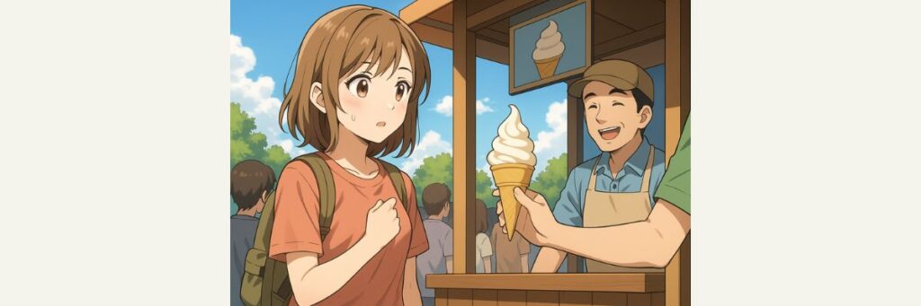 ②卵農家直売所が作る濃厚ソフト