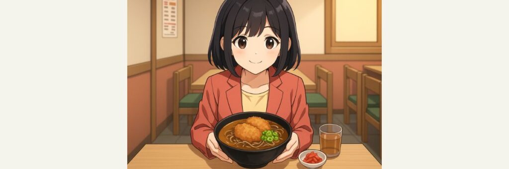 立ち食いそば店カレーの楽しみ方