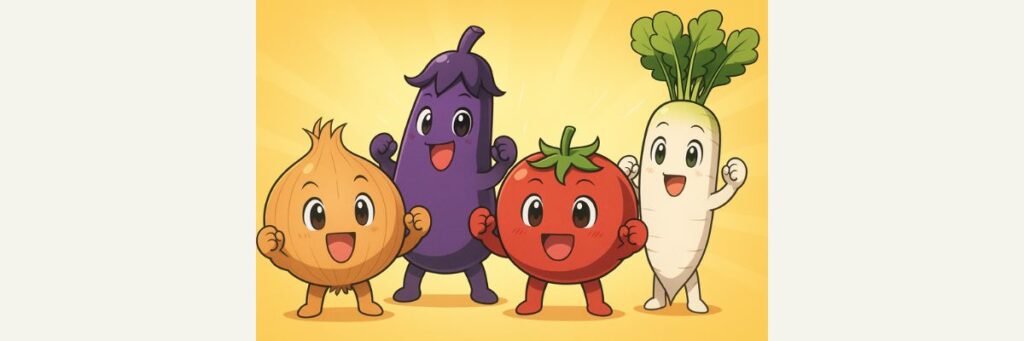 最新「好きな野菜ランキング」BEST5発表に見る注目の顔ぶれ