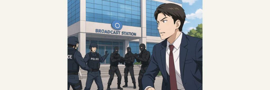 第1話メイン舞台「放送局」ロケ地
