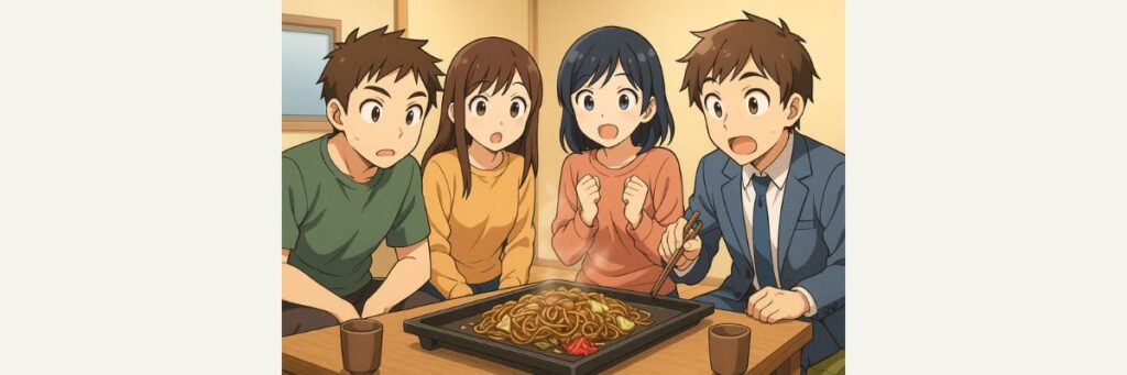 焼きそば販売の流れと工夫点