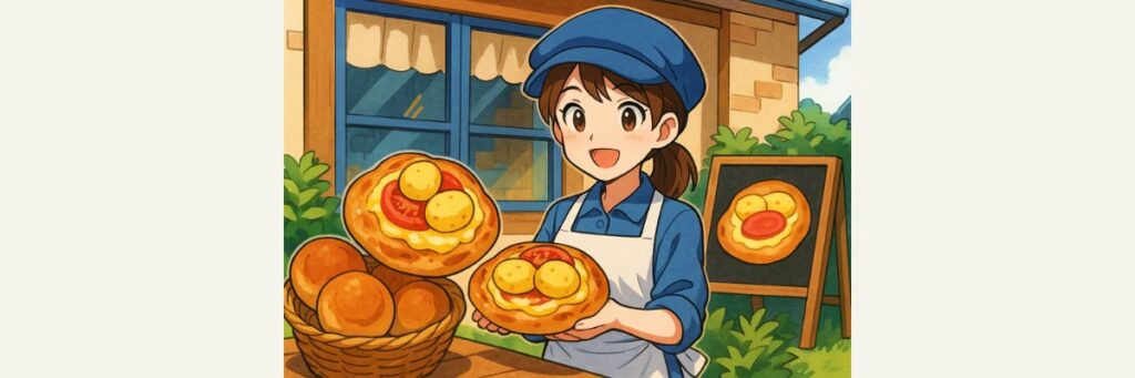 じゃがいもパンシリーズのバリエーション