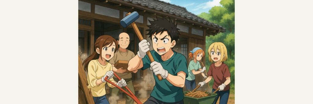 番組ならでは食・交流シーンと独自要素