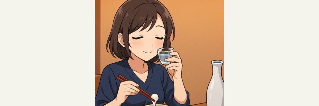 和洋ミックスで大人向け「天のや 冷やし汁粉×日本酒」