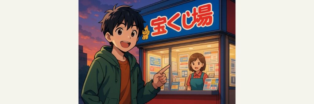 放送情報と見どころ(宝くじ売り場企画の概要)