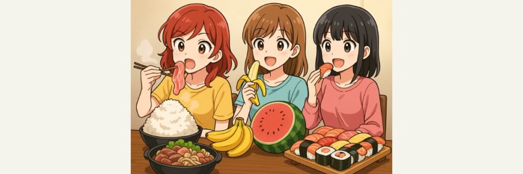 最新放送「大食いでも太らない女子SP」の要点