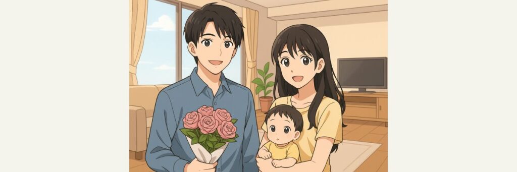 家族の現在（結婚・第1子・公の場の様子）