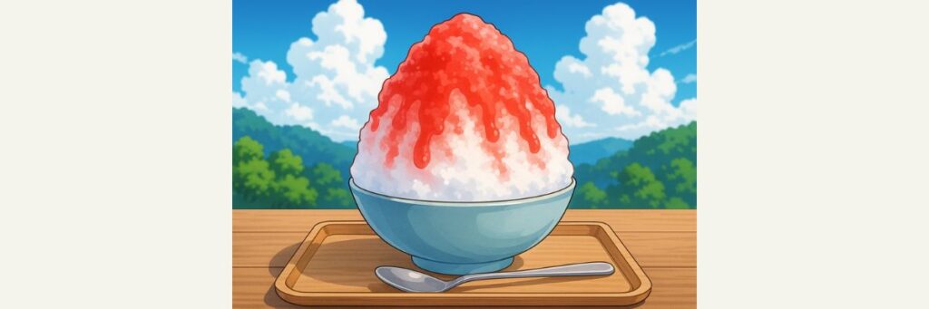 登場した3種のご当地かき氷紹介