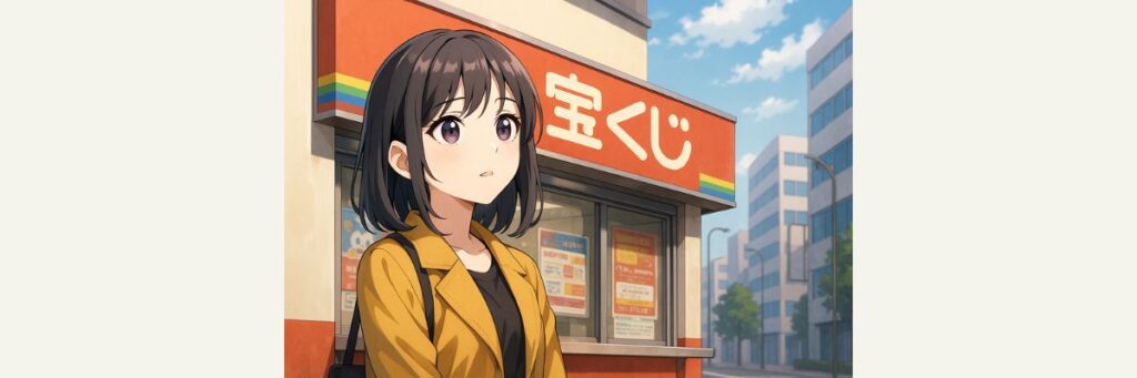 「『X秒後の新世界』宝くじ売り場の秘密とは」