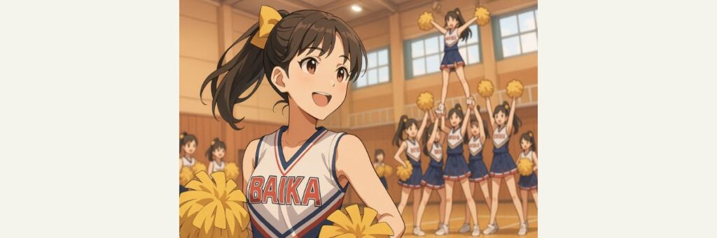 國次美緒とは（梅花高校チア・高3／主将としての役割）