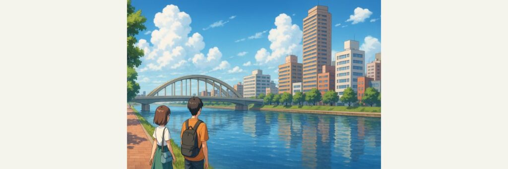 新潟市内ロケ（8月下旬）