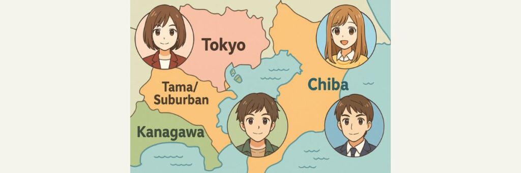 エリア別マップ化リスト(東京都心/多摩・郊外/神奈川・千葉 ほか)