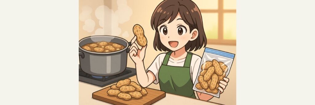 家で楽しむ“おおまさり”：選び方・茹で方・保存