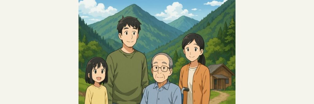 山梨県「３世代移住」の舞台と背景