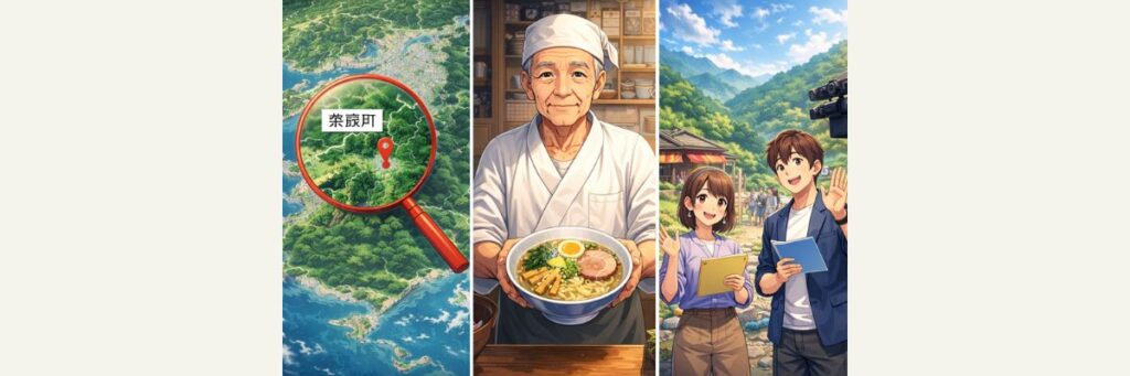 ナゼそこ？で紹介の「奈良の塩ラーメン」はどこ？