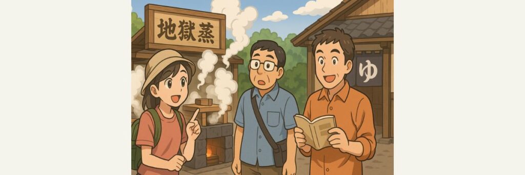 番組で巡った別府の地獄蒸し＆温泉スポット解説