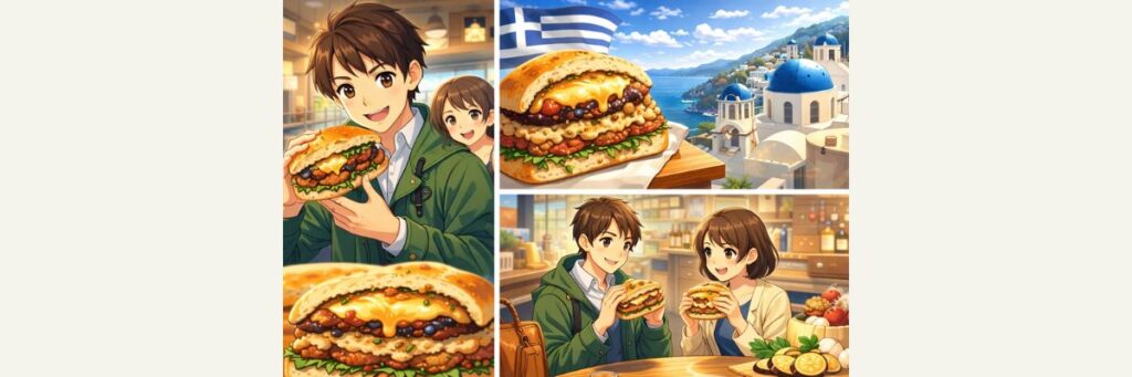 本題：「サンド」は何が登場する？（ムサカ風サンド／メインディッシュをまるごと）