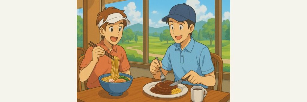 激うまランチを味わう|クラブハウスレストランと周辺グルメ