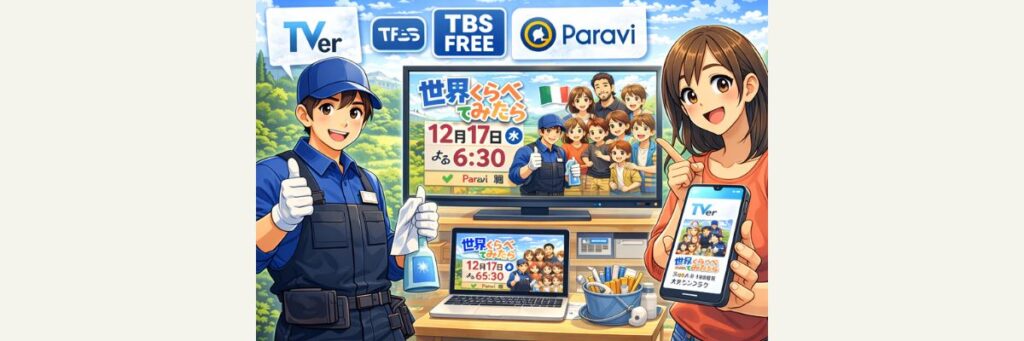 見逃し配信・公式情報の探し方