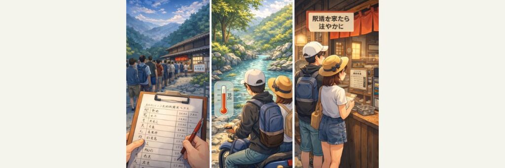 行列の並び方と“秘境店”の攻略ポイント