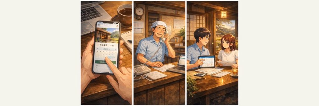 予約方法と満室対策（失敗しない手順）