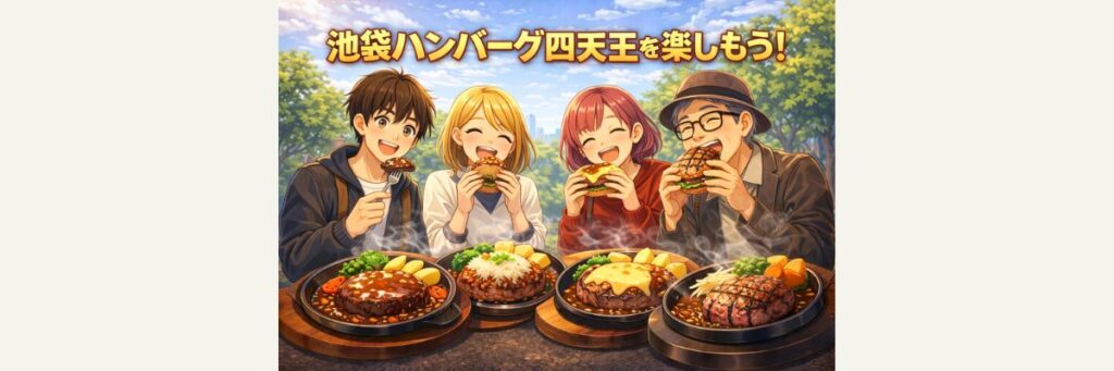 四天王巡りのモデルコース（池袋で失敗しない回り方）