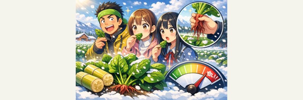 レジェンドほうれん草とは(特徴と“甘さ”の根拠)