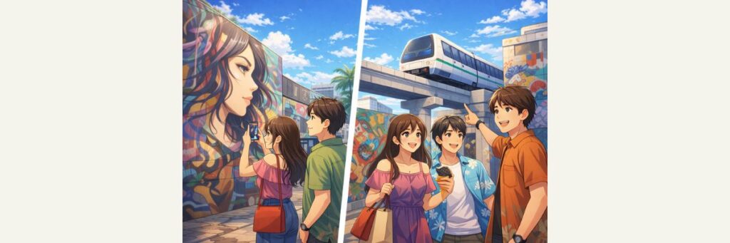 ハワイの夜の楽しみ方(ホテル&ナイトマーケット)