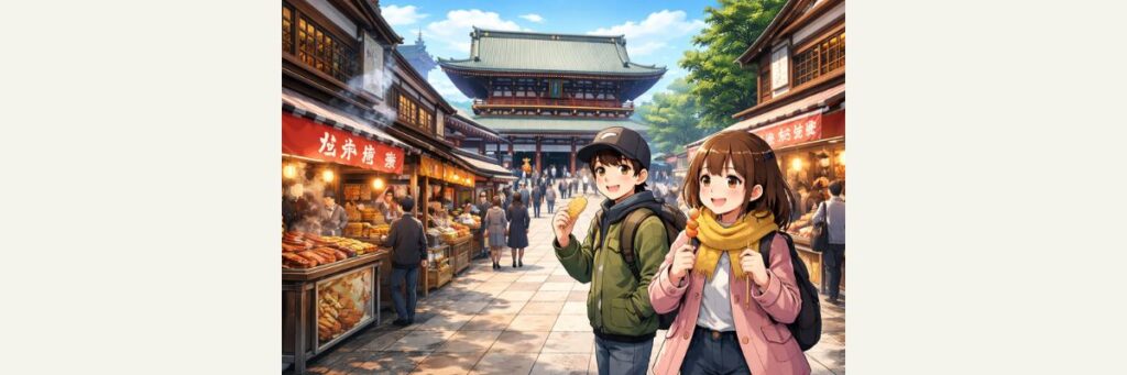 ロケ地① 成田山新勝寺（門前町も含めて歩く）