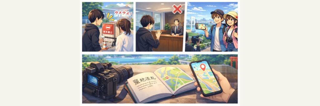 聖地巡礼の回り方・マナー