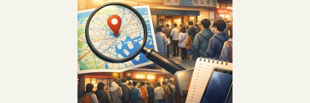 「東京 ちゃんこ300円」の店を特定する確認ポイント