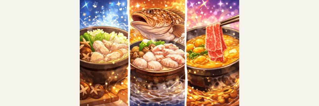 番組登場の絶品お取り寄せ鍋3選