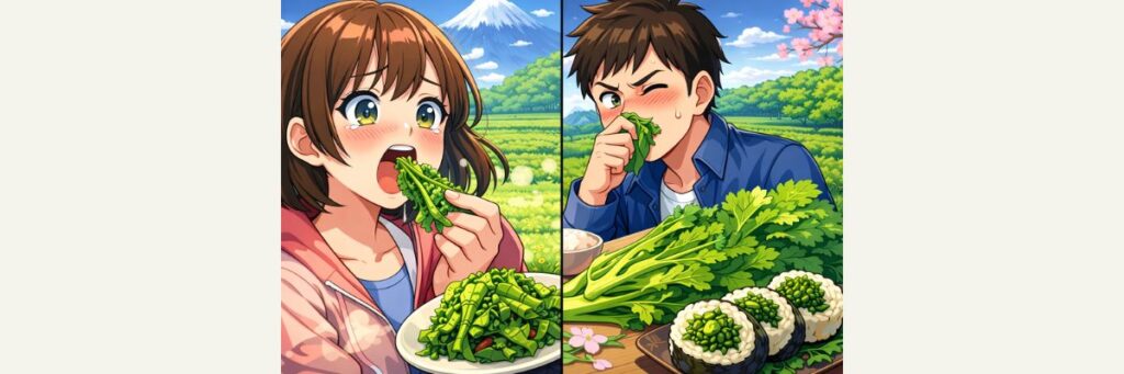 番組で登場した土気からし菜フルコース