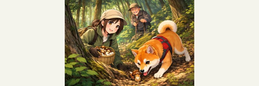 岐阜の「松茸ハンター犬」とは？予告で分かること