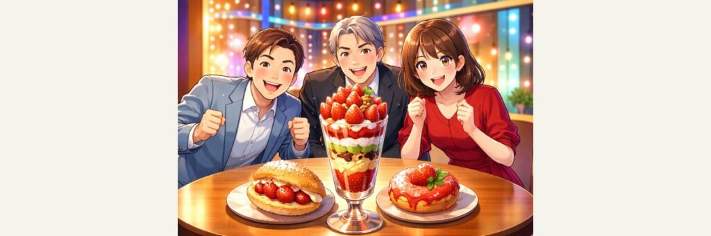 ザワつく！金曜日で紹介された究極いちごパフェとは