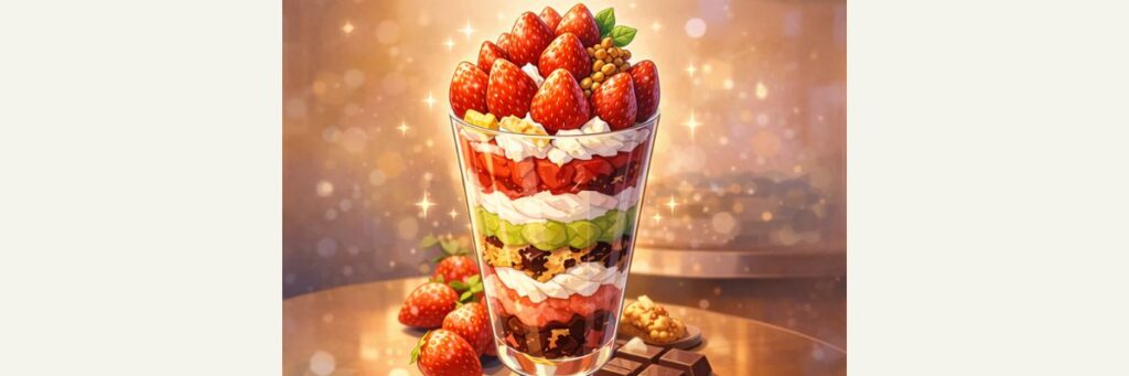 究極いちごパフェの店は福岡の人気パフェ専門店
