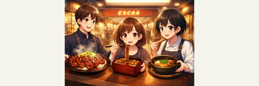 かまいまちで紹介候補！エスカの人気グルメ