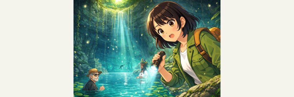 前編の内容｜UFO探索スタートの様子