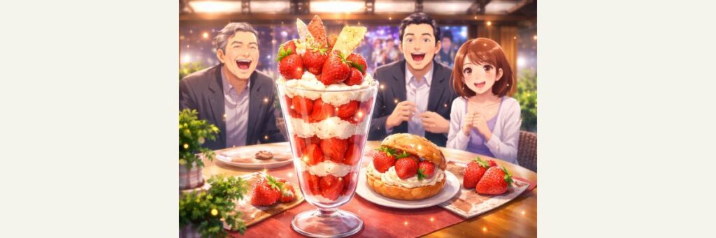 過去放送で人気だったいちごスイーツ厳選