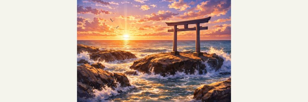 黄金守りが授与される大洗磯前神社とは