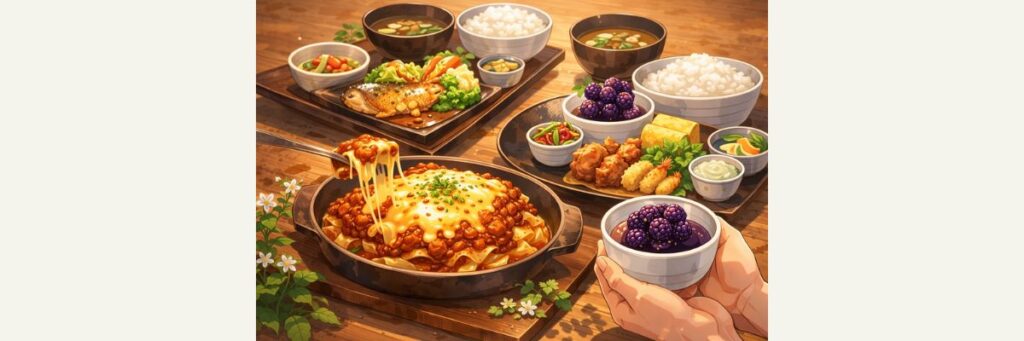 蚕室カフェかみずの人気メニュー