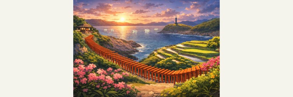 むかつく半島の観光と絶景スポット