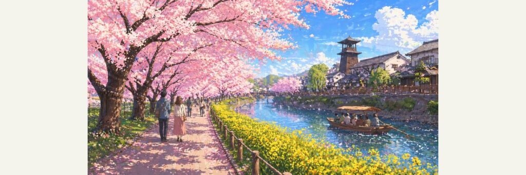 番組で紹介された埼玉の桜名所の見どころ